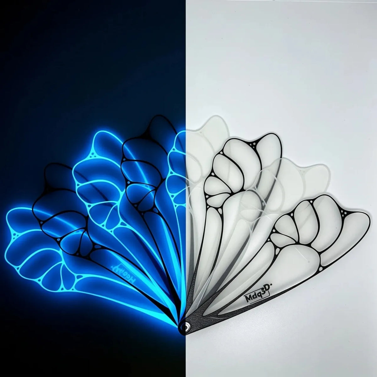 Abanico Bioluminiscente MDQ3D® | Monarca